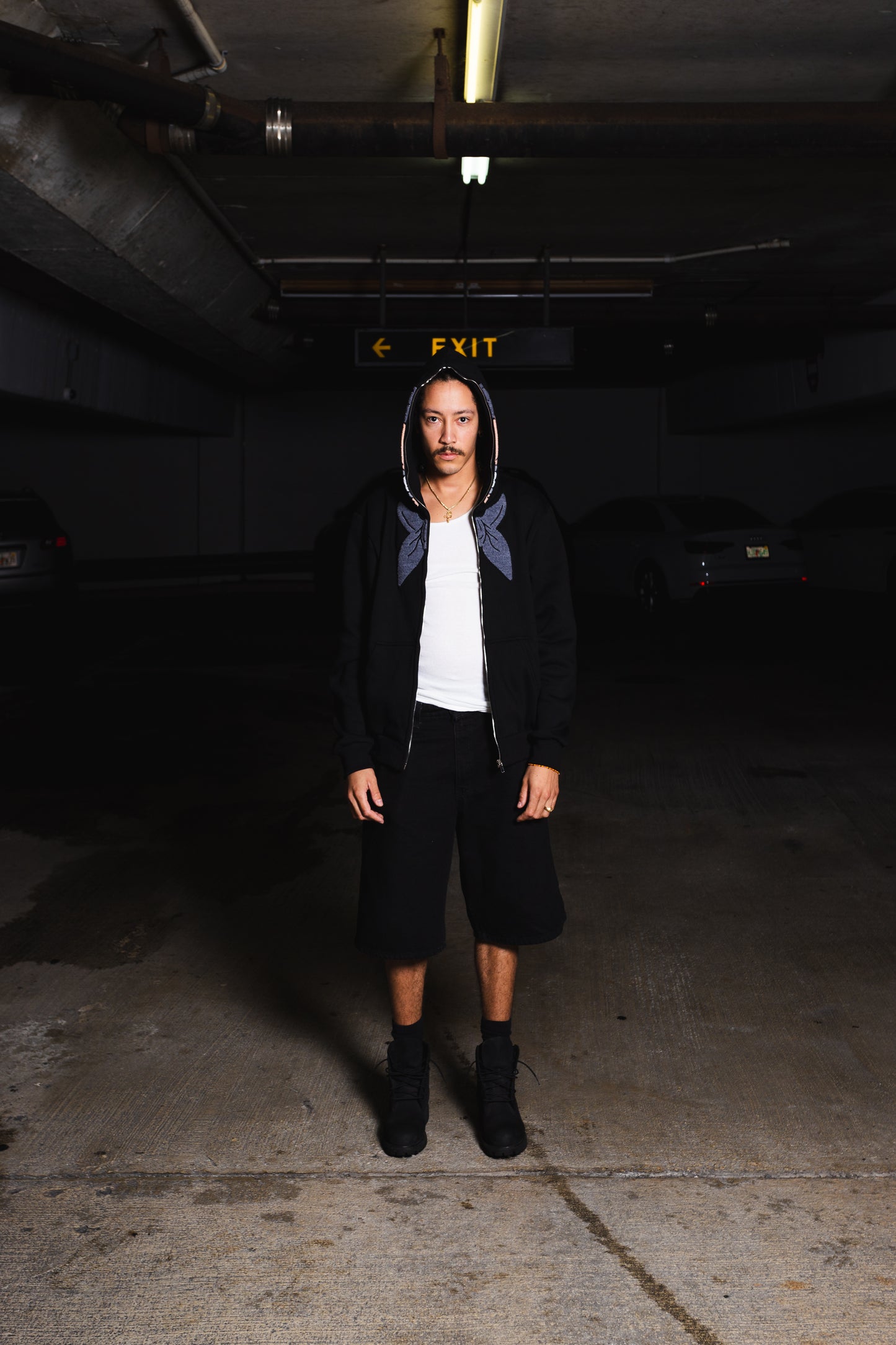 To Die For Full Zip "BLACK" Hoodie image 1