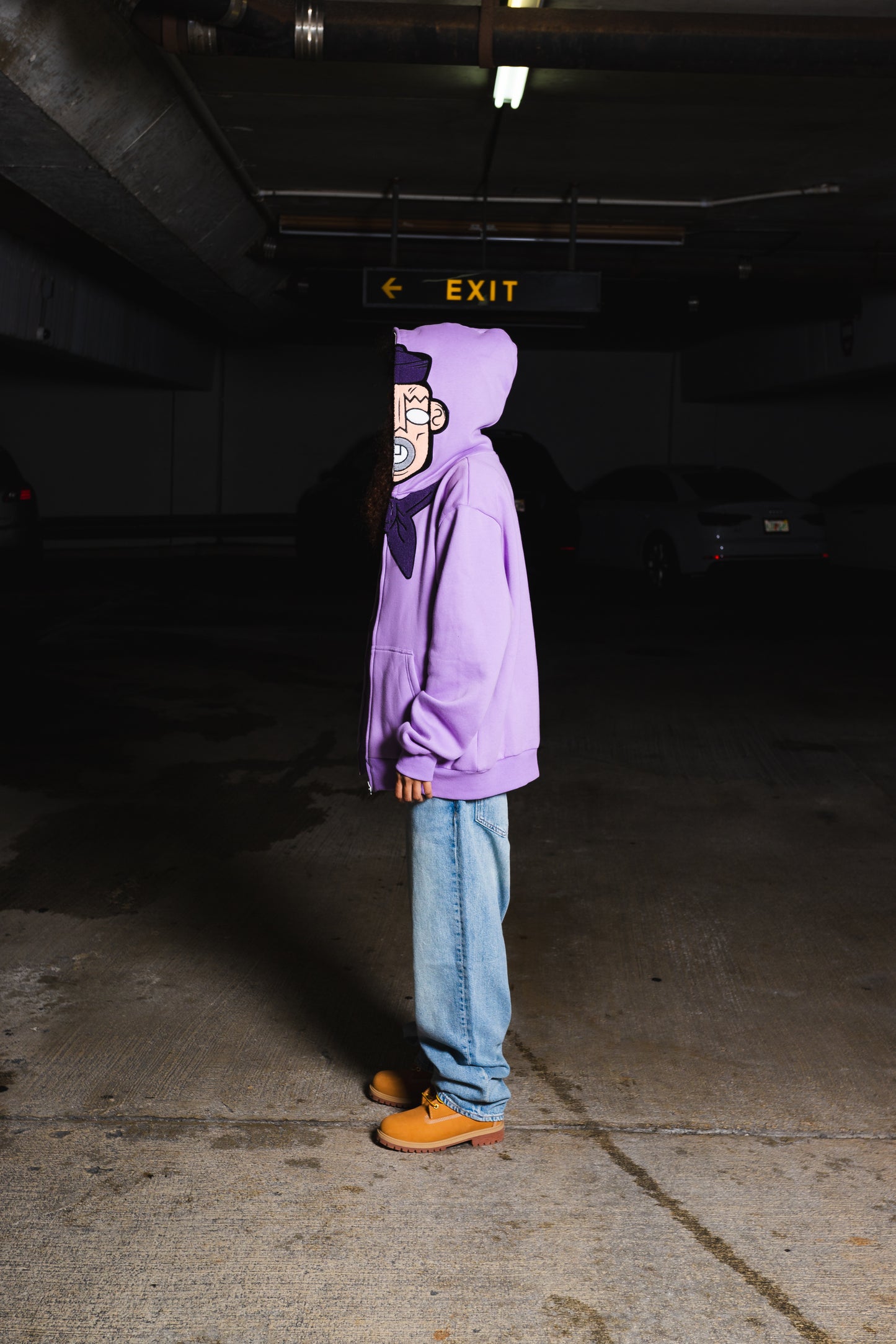 To Die For Full Zip "PURPLE" Hoodie image 4