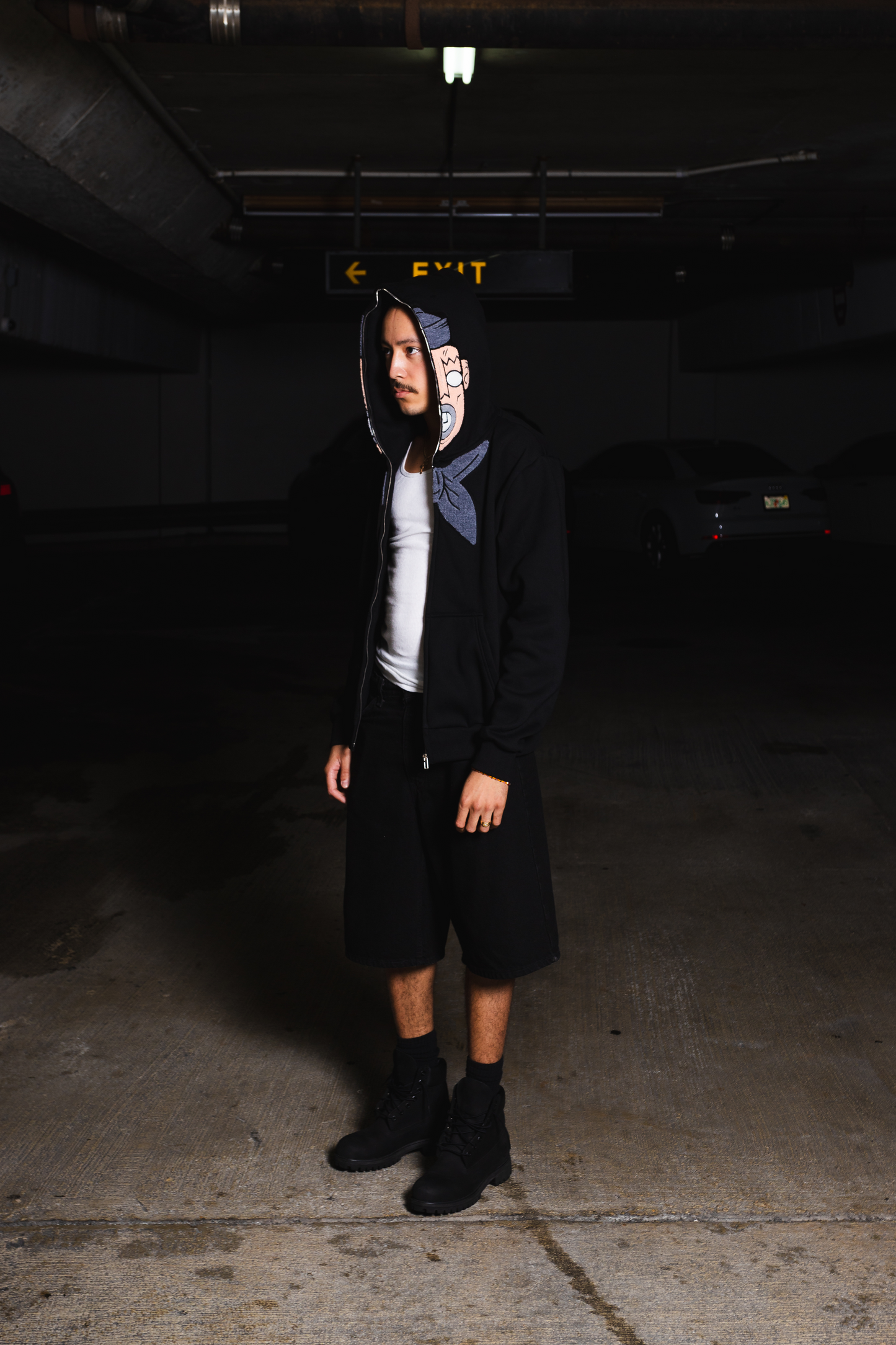 To Die For Full Zip "BLACK" Hoodie image 5