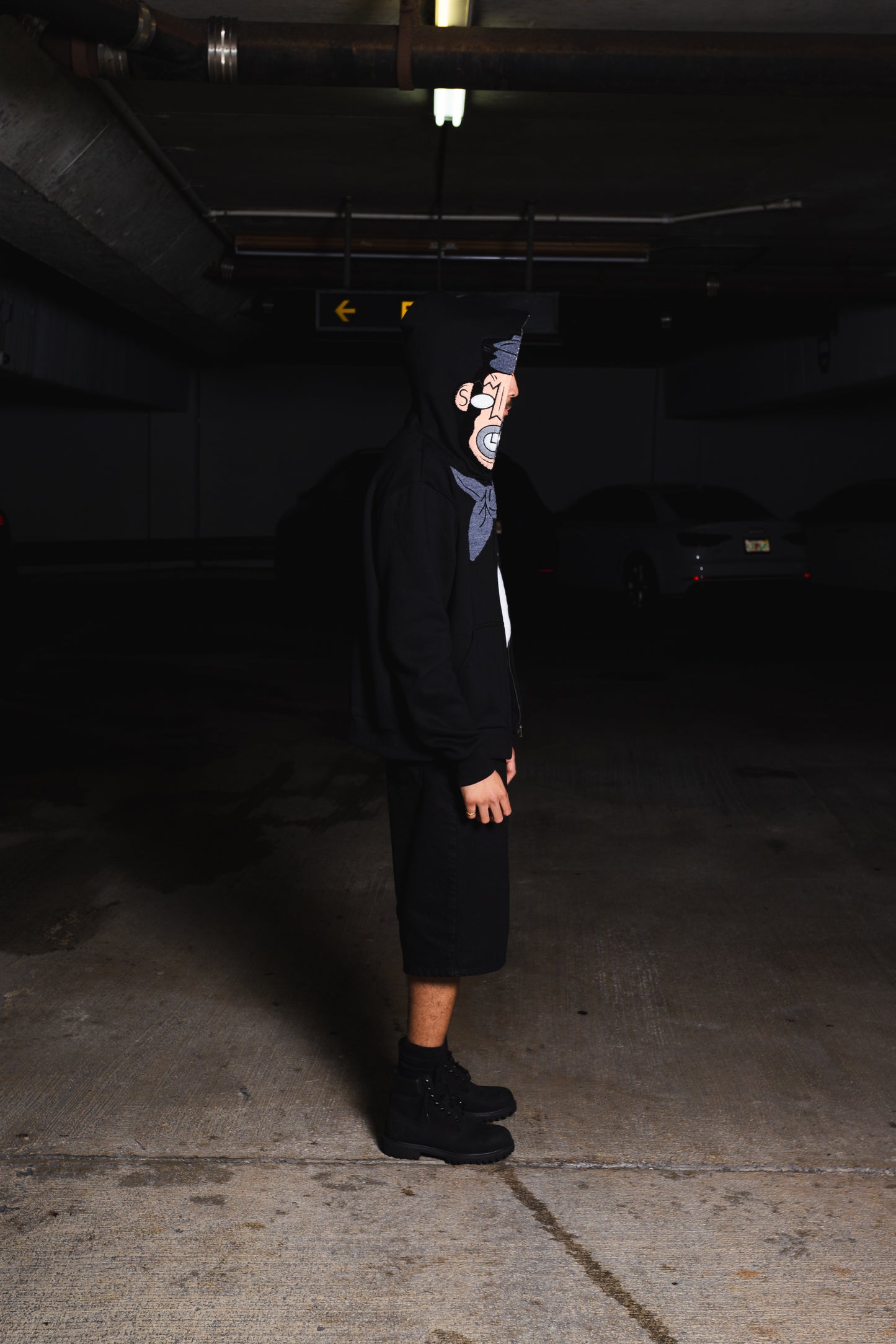 To Die For Full Zip "BLACK" Hoodie image 4