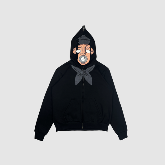 To Die For Full Zip "BLACK" Hoodie image 0
